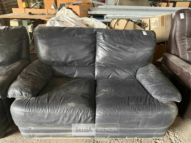 2 lederen zetels - afbeelding 2 van  3