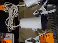 2 lichtarmaturen met klem - afbeelding 2 van  2