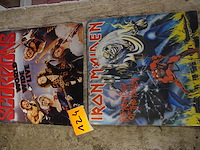 2 lp's, scorpions, iron maiden - afbeelding 1 van  1