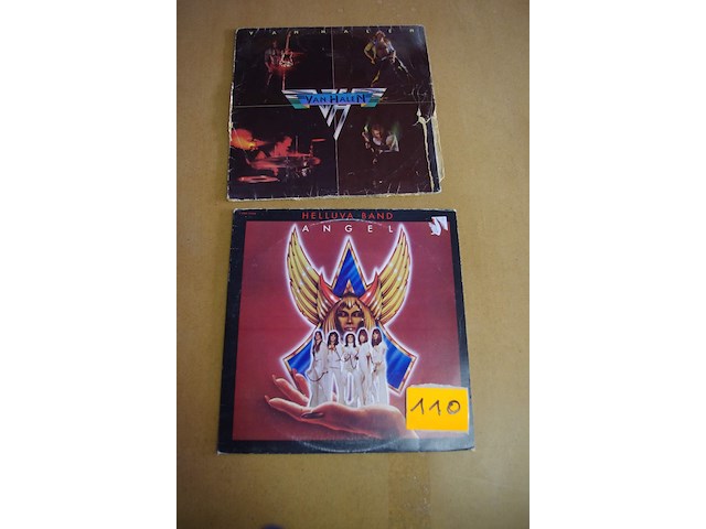 2 lp's, van halen, angel - afbeelding 1 van  1