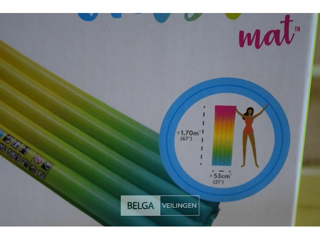 2 luchtmatras 170x53x15 cm - afbeelding 2 van  2