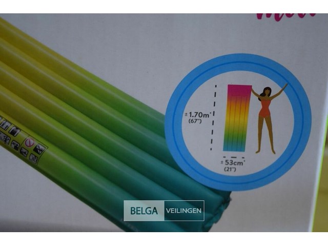 2 luchtmatras 170x53x15 cm - afbeelding 2 van  2