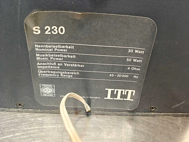 2 luidsprekers itt , 50 watt, 4 ohm - afbeelding 2 van  3