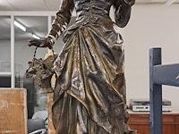 2 metalen beelden - afbeelding 1 van  2