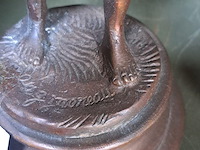 2 metalen beeldjes - afbeelding 2 van  2