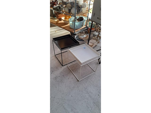 2 metalen designtafeltjes - afbeelding 1 van  2