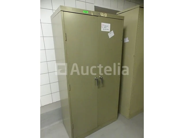 2 metalen kasten 2 deuren - afbeelding 2 van  5