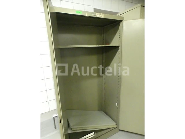 2 metalen kasten 2 deuren - afbeelding 4 van  5