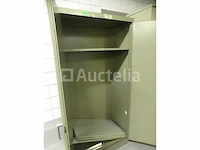 2 metalen kasten 2 deuren - afbeelding 4 van  5