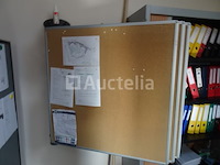 2 metalen planken op wielen, 6 magnetische borden - afbeelding 4 van  4