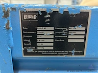 2 metalen rolcontainers op wielen, merk bauer sudlohn, type bsk-r 90, bouwjaar 2016 - afbeelding 2 van  3