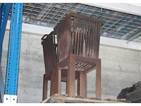 2 metalen vuurkorven
