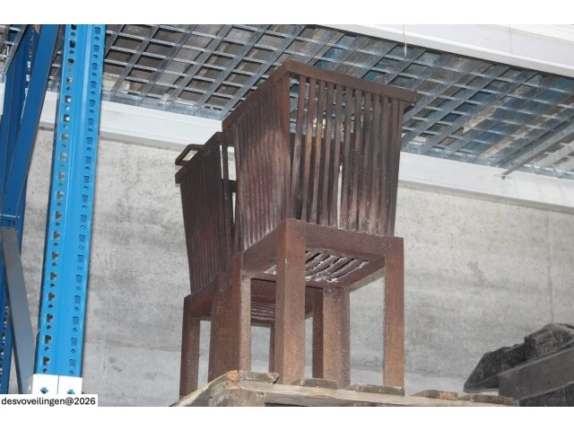 2 metalen vuurkorven - afbeelding 2 van  2