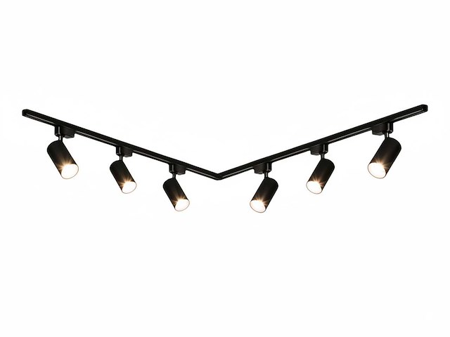 2 meter pro set railverlichting met 6 st 18w 4000k railspot (1x) - afbeelding 6 van  12