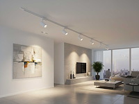 2 meter pro set railverlichting met 6 st 18w 4000k railspot (1x) - afbeelding 3 van  6