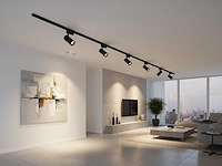 2 meter pro set railverlichting met 6 st 18w 4000k railspot (2x)