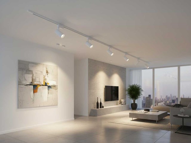 2 meter pro set railverlichting met 6 st 18w 4000k railspot (2x) - afbeelding 6 van  10