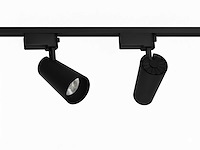 2 meter pro set railverlichting met 6 st 18w 4000k railspot (2x) - afbeelding 2 van  9