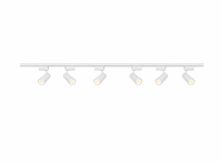 2 meter pro set railverlichting met 6 st 18w 4000k railspot(1x) - afbeelding 6 van  6