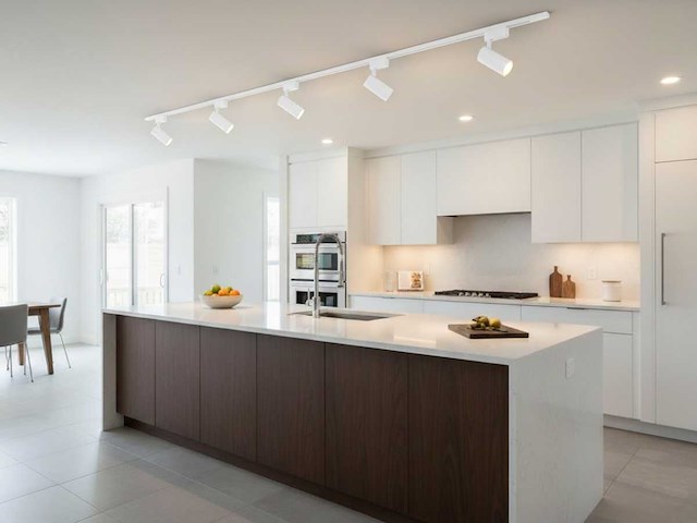 2 meter pro set railverlichting met 6 st 18w 4000k railspot(2x) - afbeelding 1 van  10