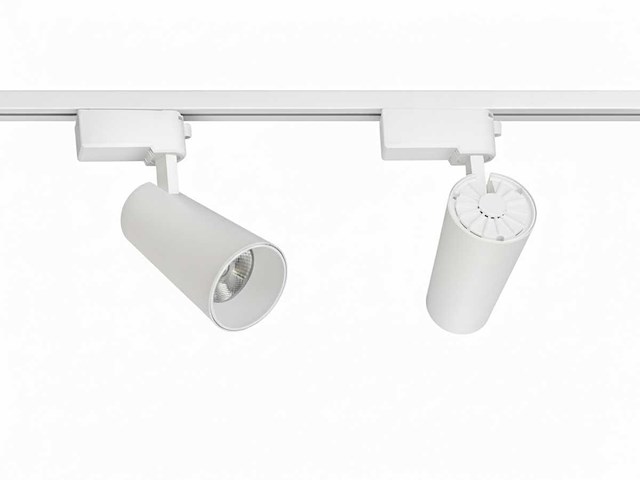 2 meter pro set railverlichting met 6 st 18w 4000k railspot(3x) - afbeelding 5 van  10