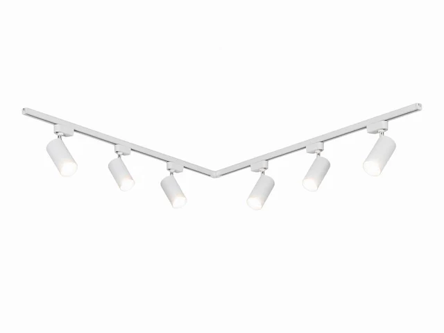 2 meter pro set railverlichting met 6 st 18w 4000k railspot(3x) - afbeelding 2 van  9
