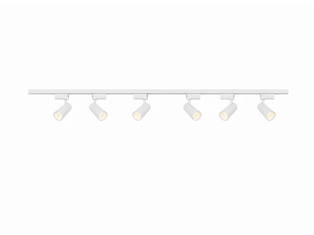 2 meter pro set railverlichting met 6 st 18w 4000k railspot(4x) - afbeelding 6 van  9