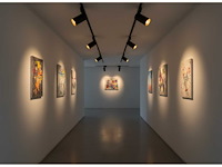 2 meter railsysteem met 6 st railspot gu10 fitting met ring (6x) - afbeelding 1 van  14