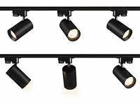 2 meter railsysteem met 6 st railspot gu10 fitting met ring(1x) - afbeelding 14 van  14