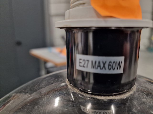 2 midcentury chrome bollampen - afbeelding 4 van  5