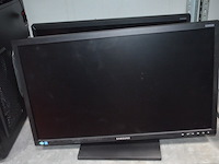 2 monitors samsung s24e650, centrale eenheid cool master, toetsenbord - afbeelding 5 van  8
