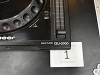 2 multi players pioneer cdj-2000 - afbeelding 3 van  3