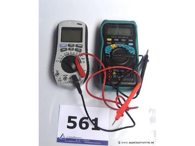 2 multimeters wo kyoritsu 1009, werking niet gekend - afbeelding 1 van  3