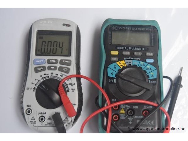 2 multimeters wo kyoritsu 1009, werking niet gekend - afbeelding 3 van  3