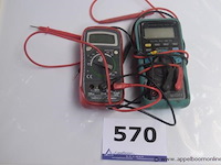 2 multimeters wo kyoritsu 1009, werking niet gekend - afbeelding 1 van  2