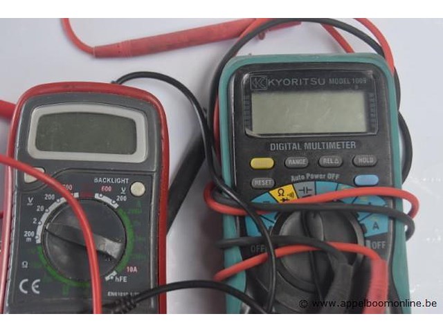 2 multimeters wo kyoritsu 1009, werking niet gekend - afbeelding 2 van  2