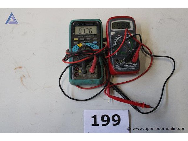 2 multimeters wo kyoritsu 1009 - afbeelding 1 van  3