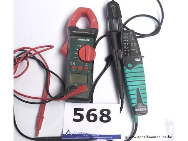 2 multimeters wo kyoritsu kew 1700, werking niet gekend - afbeelding 1 van  2
