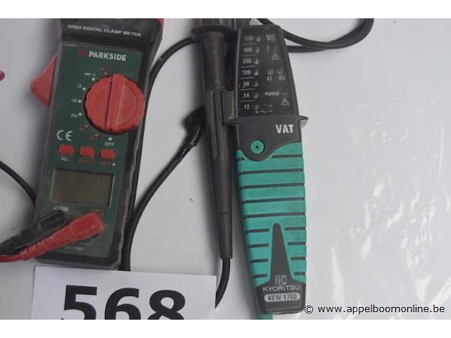 2 multimeters wo kyoritsu kew 1700, werking niet gekend - afbeelding 2 van  2