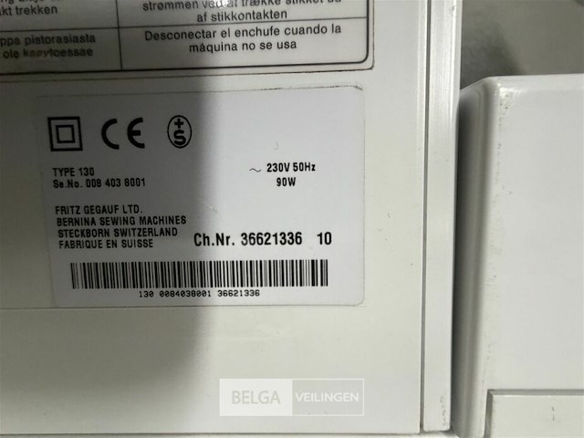 2 naaimachines bernina - afbeelding 4 van  4