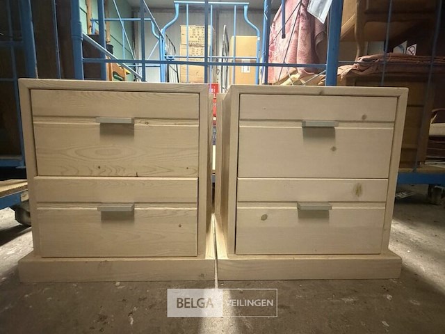 2 nachttafels - afbeelding 1 van  2