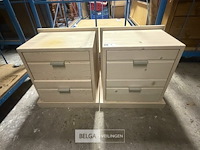 2 nachttafels - afbeelding 2 van  2