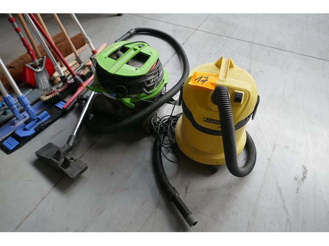 2 nat en-droogzuigers karcher / ica - afbeelding 1 van  5