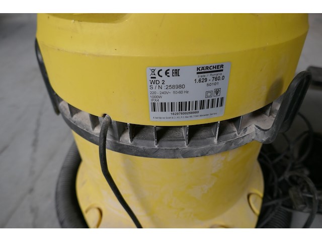 2 nat en-droogzuigers karcher / ica - afbeelding 4 van  5