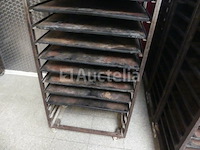 2 ovenwagens met plaat 60x40 cm - afbeelding 1 van  9