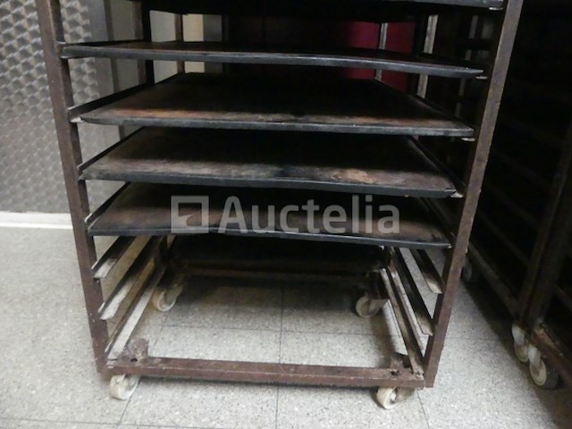 2 ovenwagens met plaat 60x40 cm - afbeelding 2 van  9