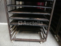 2 ovenwagens met plaat 60x40 cm - afbeelding 2 van  9