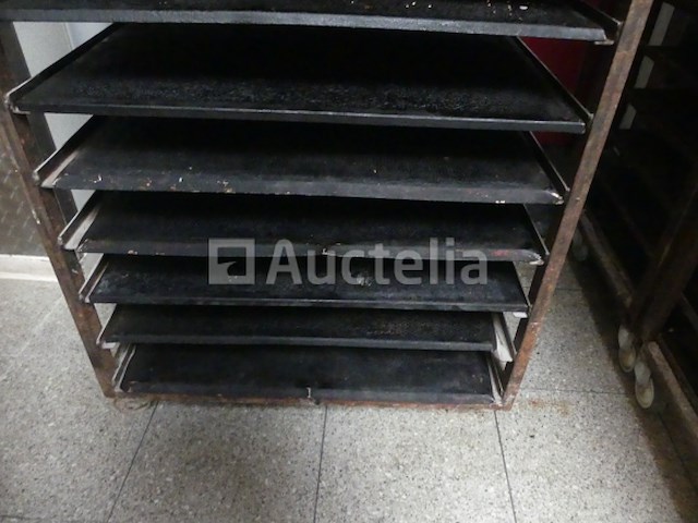 2 ovenwagens met plaat 60x40 cm - afbeelding 4 van  9