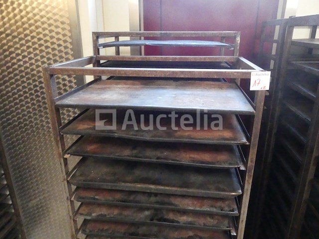 2 ovenwagens met plaat 60x40 cm - afbeelding 8 van  9