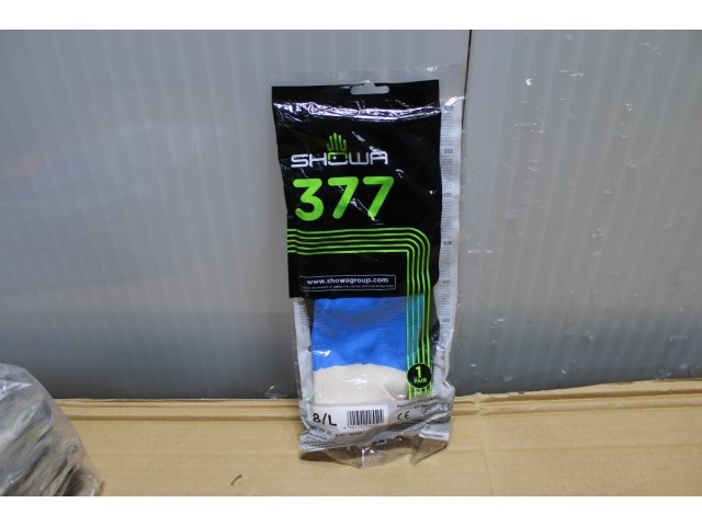 2 pack v 10 showa werkhandschoen large (10 stuks) - afbeelding 1 van  2